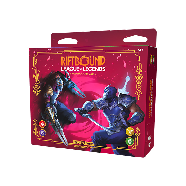 Riftbound TCG: Set 4- Vendetta- Showdown Decks Display- Zed vs Shen miniatura 2